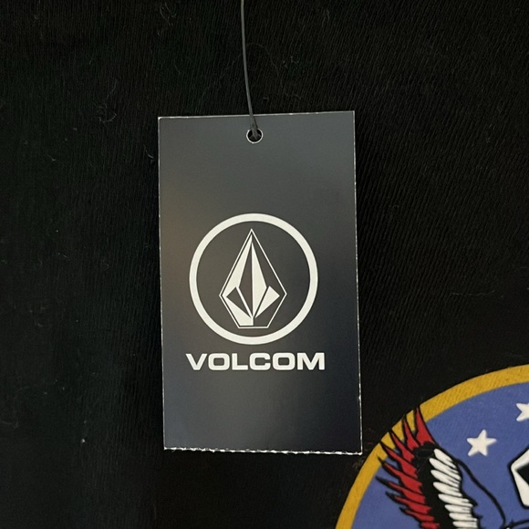 Men’s Volcom Freeedom Eagle Black Tee - Picture 8 of 9